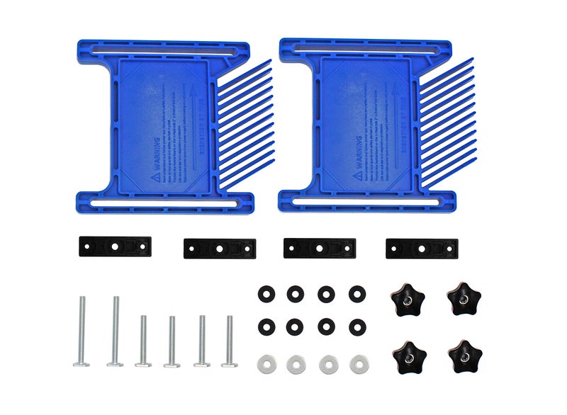 GREATUS PRS3020 Featherboard Replacement for Kreg Compatible with Standard 3/8" x 3/4" T-slot and Miter Slot on Tablesaws, Router Tables, Band Saws,Blue, Pack of 2 - Image 2